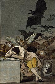 Goya's sleeping man